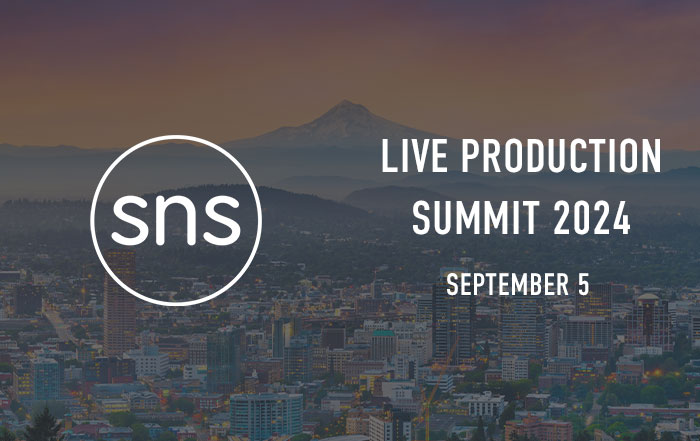 SNS at Live Production Summit 2024